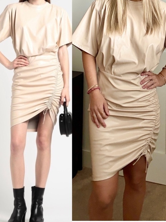Isabel Marant Dresses & Skirts - MARANT Etoile Balesi Short Sleeve Mini Dress Chalk